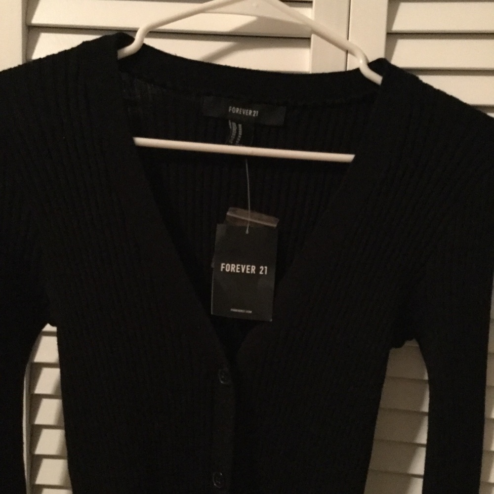 NWT Long Ribbed Cardigan